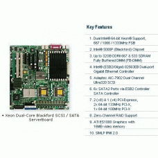 Supermicro X7DB8-O Dual Xeon/Intel 5000P/PCIE/2GBE/EATX Motherboard