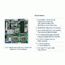 Supermicro X7DVL-L Dual LGA771 Xeon/ Intel 5000V/ FSB1333/ PCI-E/ V&2GbE Server Motherboard