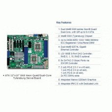 Supermicro X8DTL-3F-O Dual LGA1366 Xeon/ Intel 5500/ DDR3/ V&2GbE/ ATX Server Motherboard