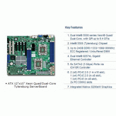 Supermicro X8DTL-I-B Dual LGA1366 Xeon/ Intel 5500/ DDR3/ PCI-E/ V&2GbE/ ATX Server Motherboard,Bulk