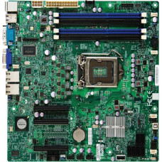Supermicro X9SCL-F-B LGA1155/ Intel C202 PCH/ DDR3/ V&2GbE/ MicroATX Server Motherboard, Bulk