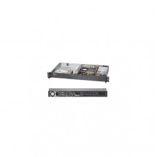 Supermicro SuperServer SYS-5017A-EP Intel Atom N2800 200W 1U Rackmount Server Barebone System (Black)