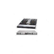 Supermicro SuperServer SYS-6017TR-TQF Two Node Dual LGA2011 1280W 1U Rackmount Server Barebone System (Black)