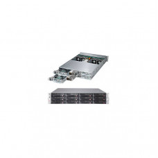 Supermicro SuperServer SYS-6027PR-HTTR Four Node Dual LGA2011 2000W 2U Rackmount Server Barebone System (Black)