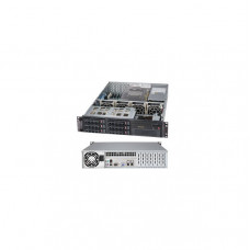 Supermicro SuperServer SYS-6027B-TLF Dual LGA1356 650W 2U Rackmount Server Barebone System (Black)