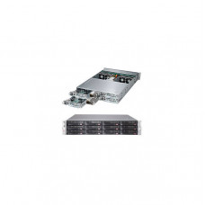 Supermicro SuperServer SYS-6028TP-HC0FR Four Node Dual LGA2011 2000W 2U Rackmount Server Barebone System (Black)