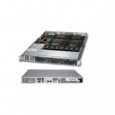 Supermicro SuperServer SYS-8017R-TF+ Quad LGA2011 1400W 1U Rackmount Server Barebone System (Black)