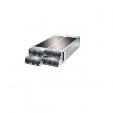 Supermicro SuperServer SYS-F627R2-RT+ Four Node Dual LGA2011 1280W 4U Rackmount Server Barebone System (Black)