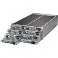Supermicro SuperServer SYS-F617R2-F73 Eight Node Dual LGA2011 1620W 4U Rackmount Server Barebone System (Black)