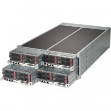 Supermicro SuperServer SYS-F627R3-F73 Four Nodes Dual LGA2011 1280W 4U Rackmount Server Barebone System (Black)