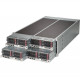 Supermicro SuperServer SYS-F627R3-F73 Four Nodes Dual LGA2011 1280W 4U Rackmount Server Barebone System (Black)