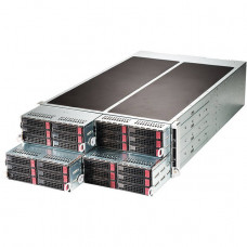 Supermicro SuperServer SYS-F627R3-R72B+ Four Node Dual LGA2011 1280W 4U Rackmount Server Barebone System (Black)