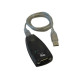 Tripp Lite USA-19HS 3ft DB9 Male to USB Type A Male Keyspan USB High-Speed Serial Adapter (Black)